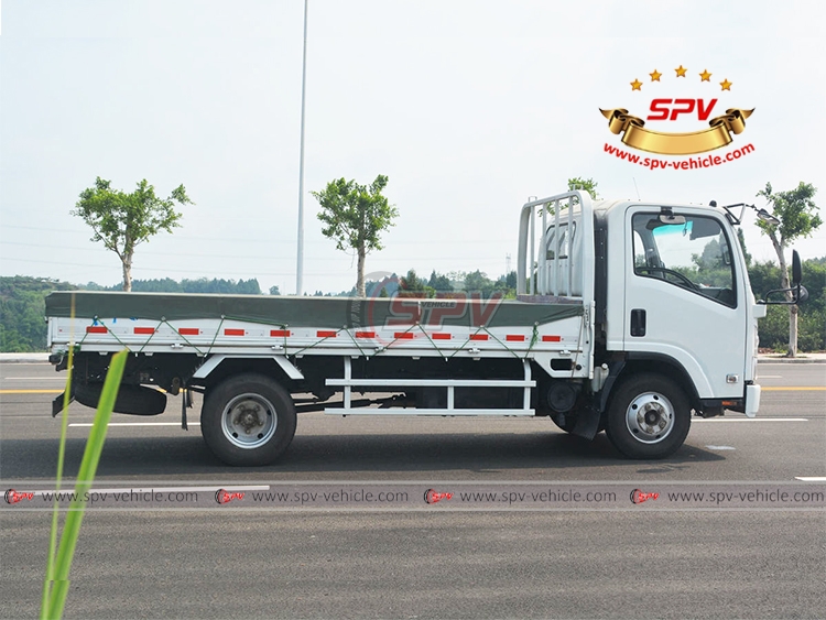 ISUZU NPR Cargo Truck - Right Side 